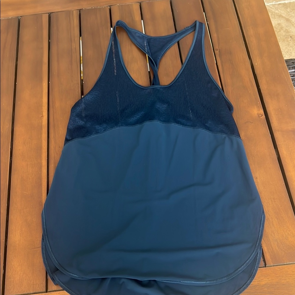 Lululemon Dark Blue Racerback Athletic Tank size 6